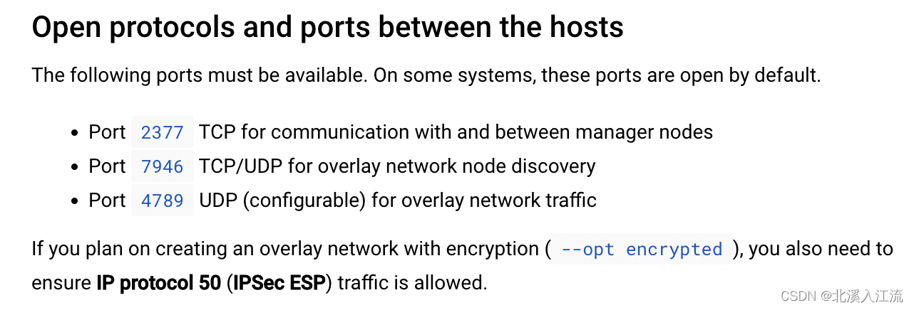 swarm port